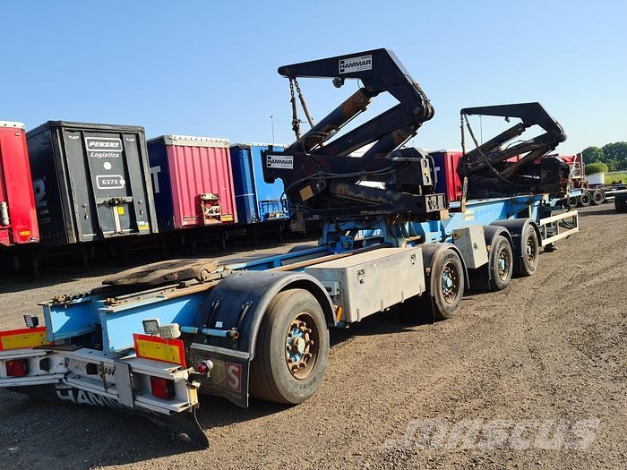 Hammar 195D SIDELOADER 4 AXLE 2E TRAILER CONNECTION 36 TO Sideloader semi-trailers