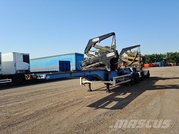 Hammar 195D SIDELOADER 4 AXLE 2E TRAILER CONNECTION 36 TO Sideloader semi-trailers