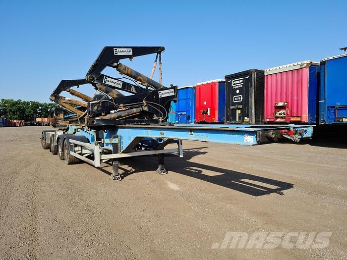 Hammar 195D SIDELOADER 4 AXLE 2E TRAILER CONNECTION 36 TO Sideloader semi-trailers