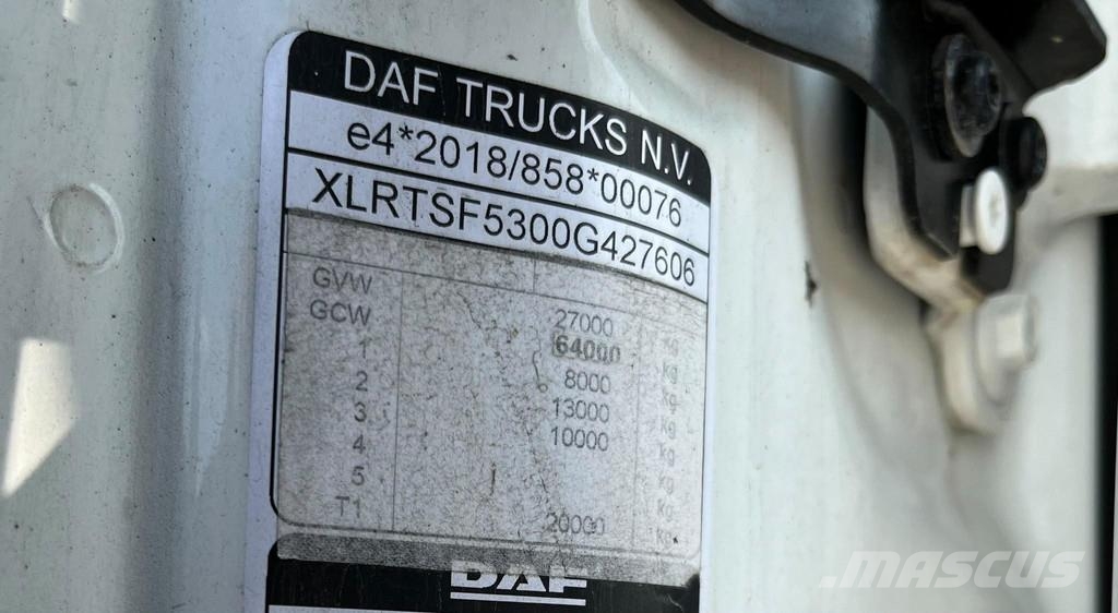 DAF XG 530 6x2 HYDRAULICS / DOUBLE BOGIE Vilcēji