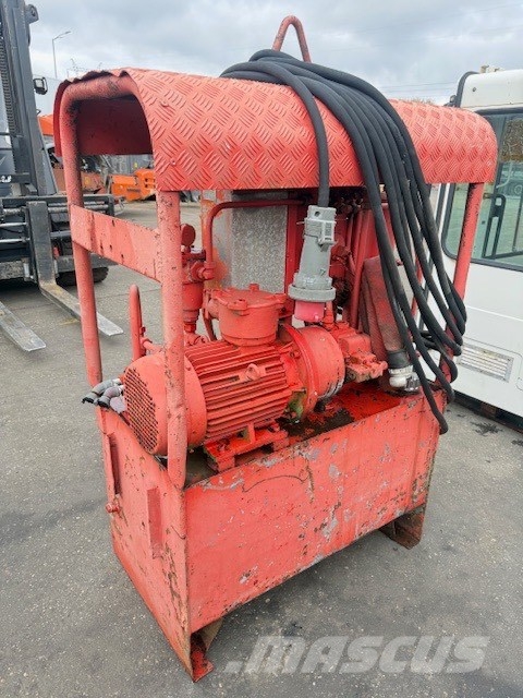 Rexroth stacja hydrauliczna z rolkami do relokacji 240 ton Hydraulik
