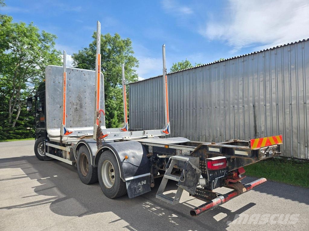 MAN TGX 26.580 6X4 EXTE Camiões de transporte de troncos