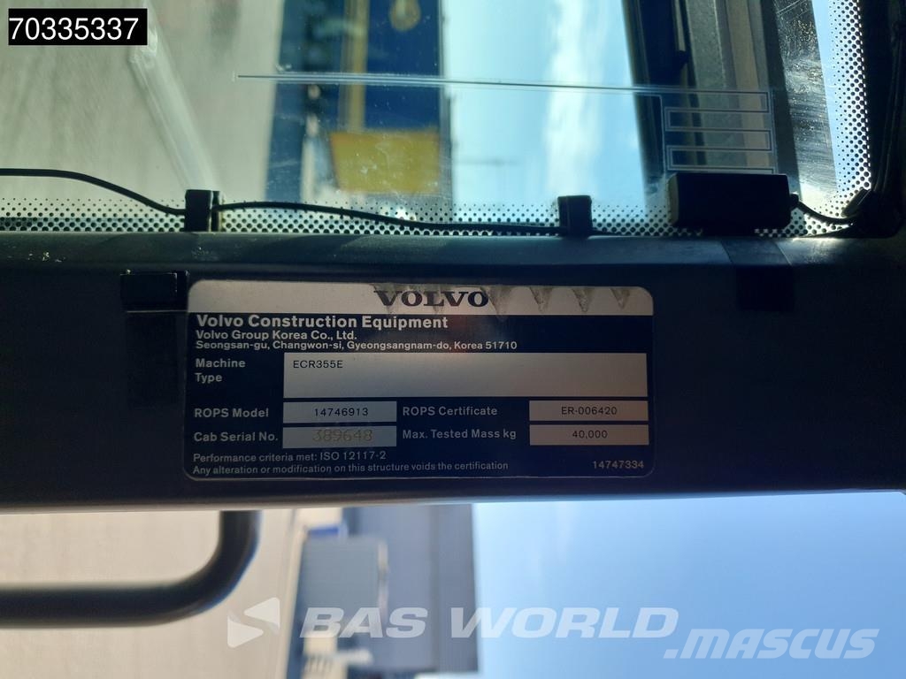 Volvo ECR355 E L GPS - Tiltrotator Escavatori cingolati