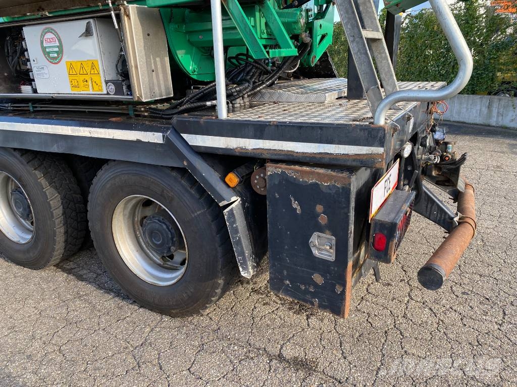 MAN TGS 26-500 6x6/JENZ HEM 583R endommagé Drobilice drva / čiperi