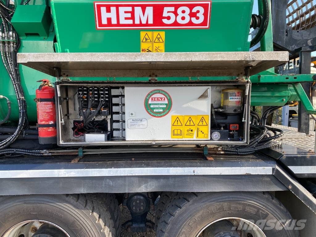 MAN TGS 26-500 6x6/JENZ HEM 583R endommagé Drobilice drva / čiperi