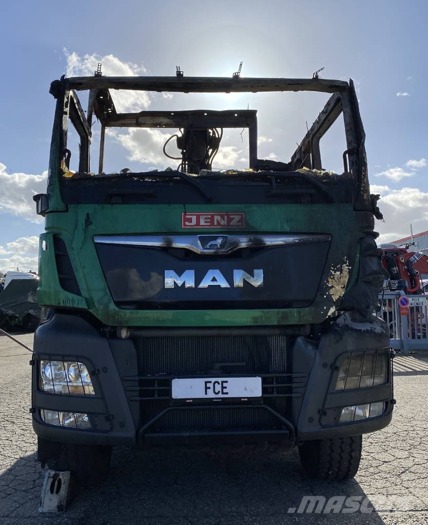 MAN TGS 26-500 6x6/JENZ HEM 583R endommagé Drobilice drva / čiperi