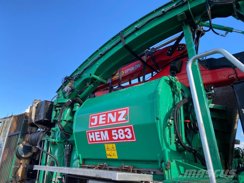 MAN TGS 26-500 6x6/JENZ HEM 583R endommagé Drobilice drva / čiperi