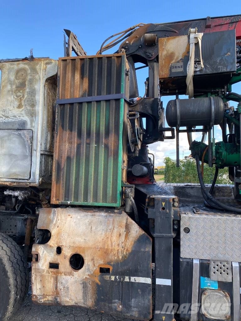 MAN TGS 26-500 6x6/JENZ HEM 583R endommagé Drobilice drva / čiperi