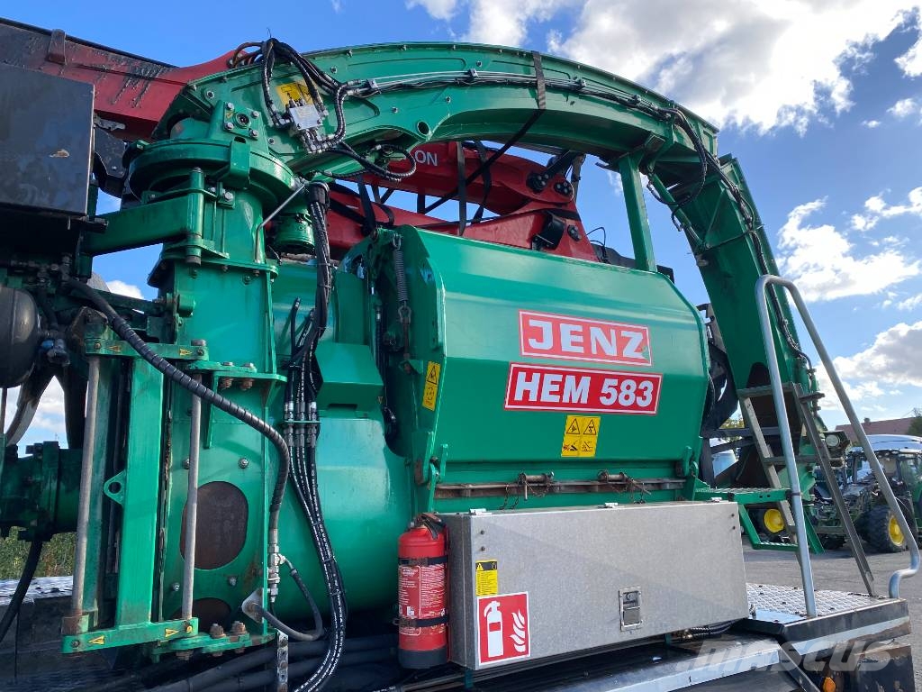MAN TGS 26-500 6x6/JENZ HEM 583R endommagé Drobilice drva / čiperi