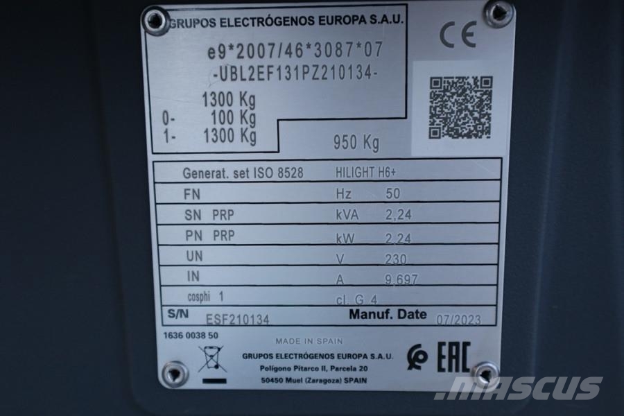 Atlas Copco Hilight H6+ Valid inspection, Max Boom Height 8m, Tour d'éclairage