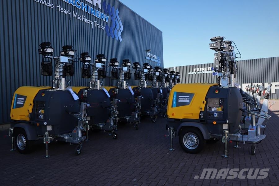 Atlas Copco Hilight H6+ Valid inspection, Max Boom Height 8m, Tour d'éclairage