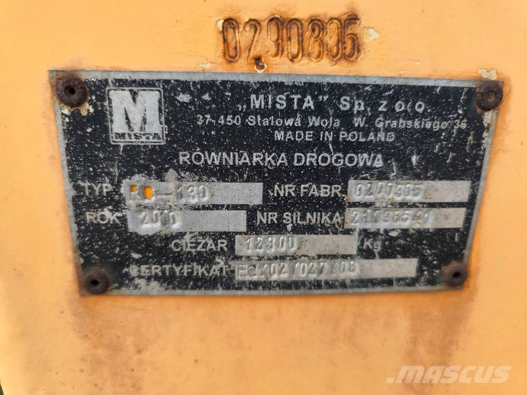  Mista Stalowa Wola RD 130 معدات السفلتة