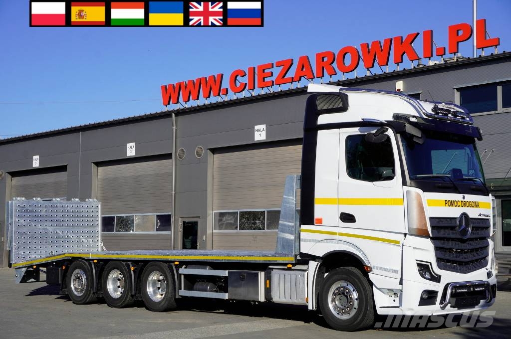 Mercedes-Benz Actros L 3552 8x4 / 2023 / NEW TOW TRUCK PLATFORM Lava / vinssi kuorma-autot