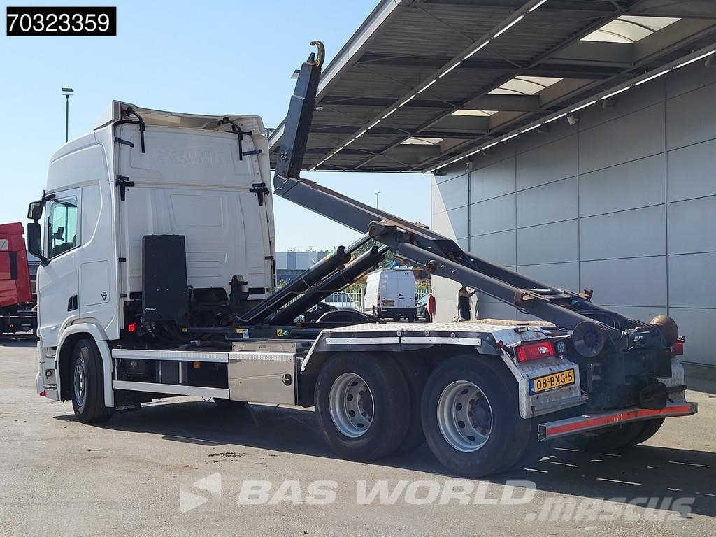 Scania R580 R 6X2 NL-Truck JOAB L20-5750 containersystem شاحنات الرافعات الخطافية