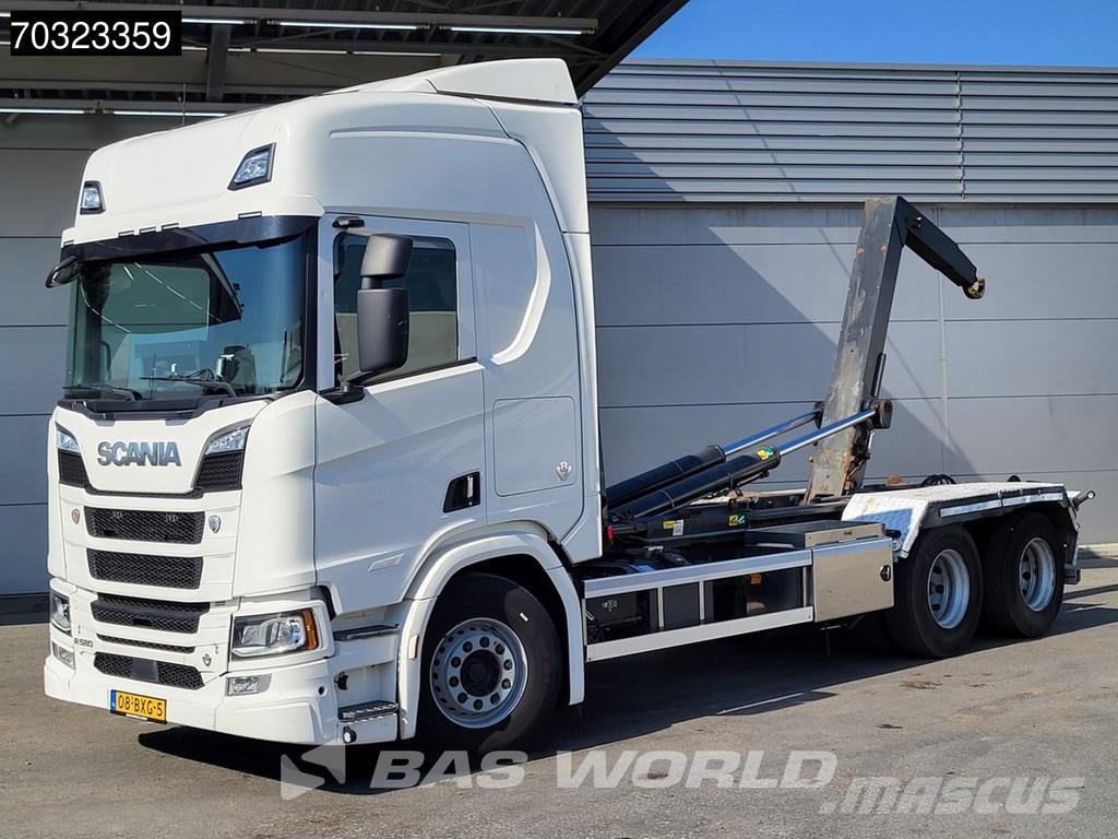 Scania R580 R 6X2 NL-Truck JOAB L20-5750 containersystem شاحنات الرافعات الخطافية