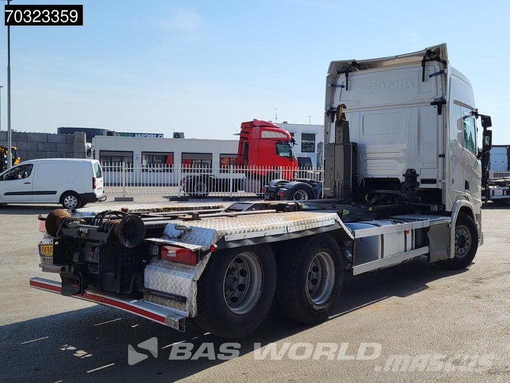Scania R580 R 6X2 NL-Truck JOAB L20-5750 containersystem شاحنات الرافعات الخطافية