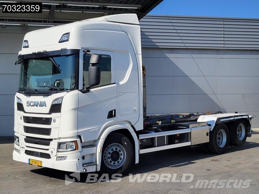 Scania R580 R 6X2 NL-Truck JOAB L20-5750 containersystem شاحنات الرافعات الخطافية