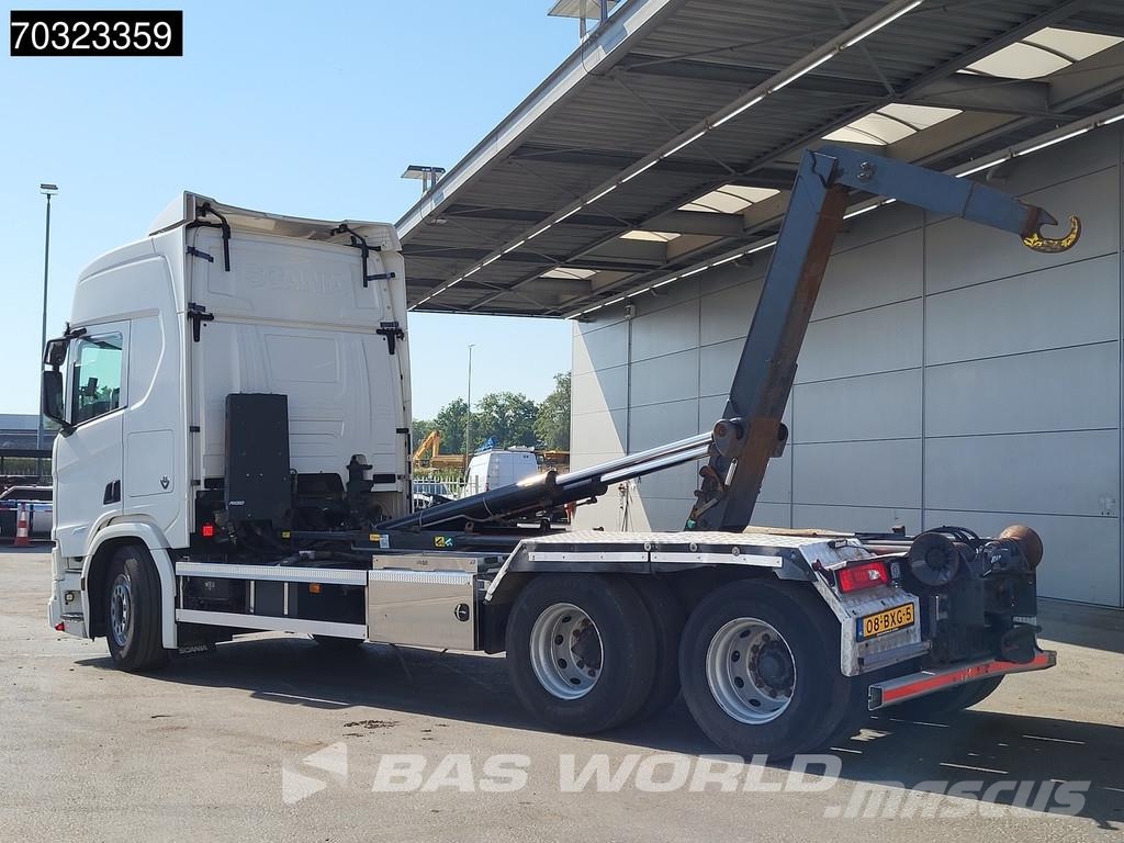 Scania R580 R 6X2 NL-Truck JOAB L20-5750 containersystem شاحنات الرافعات الخطافية