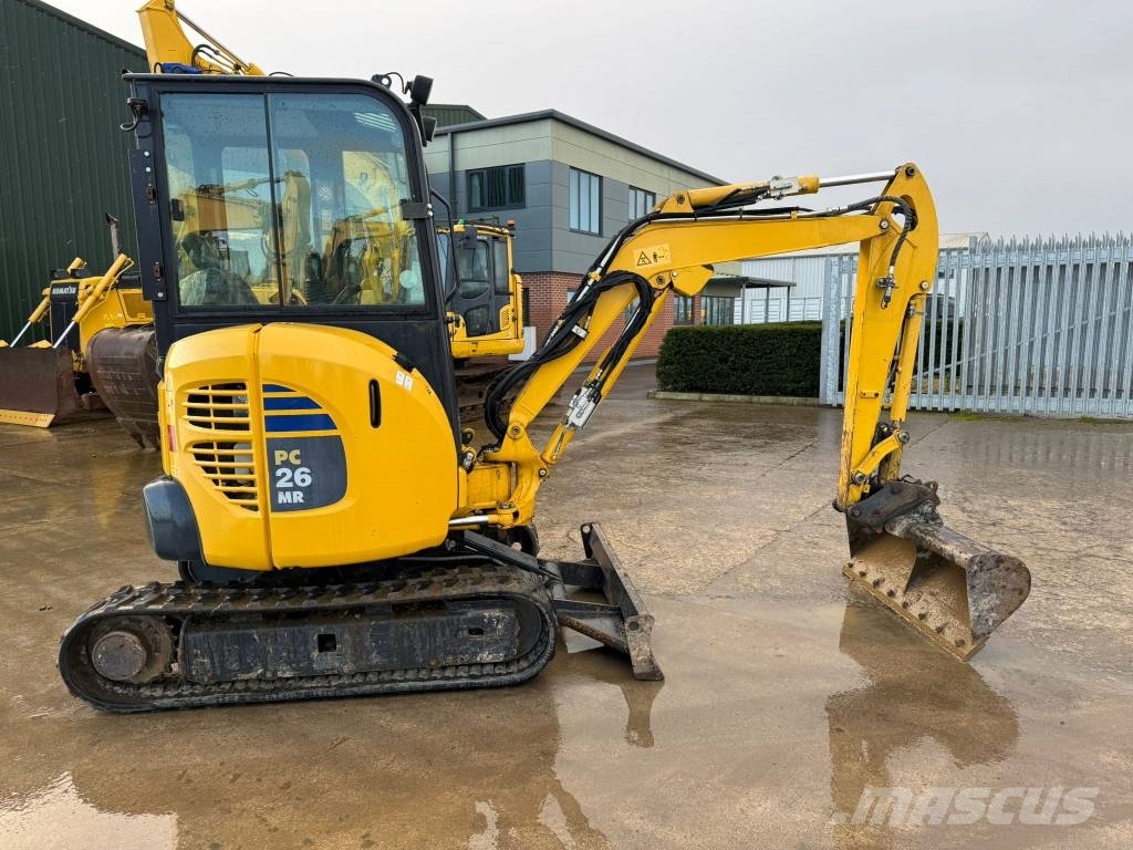 Komatsu PC 26 MR-3 Mini ekskavatörler, 7 tona dek