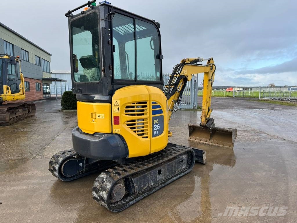 Komatsu PC 26 MR-3 Mini ekskavatörler, 7 tona dek