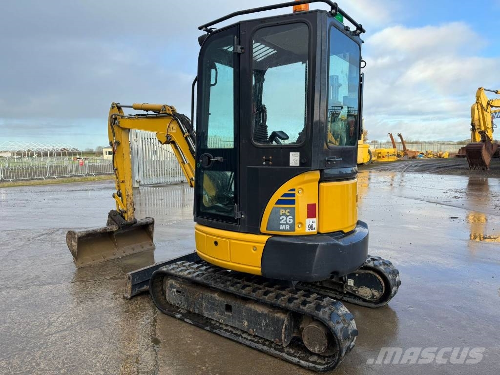 Komatsu PC 26 MR-3 Mini ekskavatörler, 7 tona dek