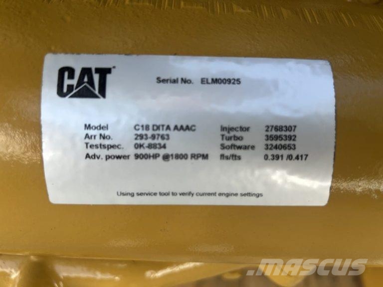 CAT C18 - Rebuild - 900 HP - ELM Motori
