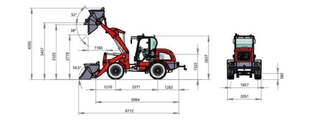 Wolf WL825 Wielladers