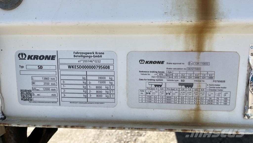 Krone Trailer Van Fully Insulated Standard Straight Kofferauflieger