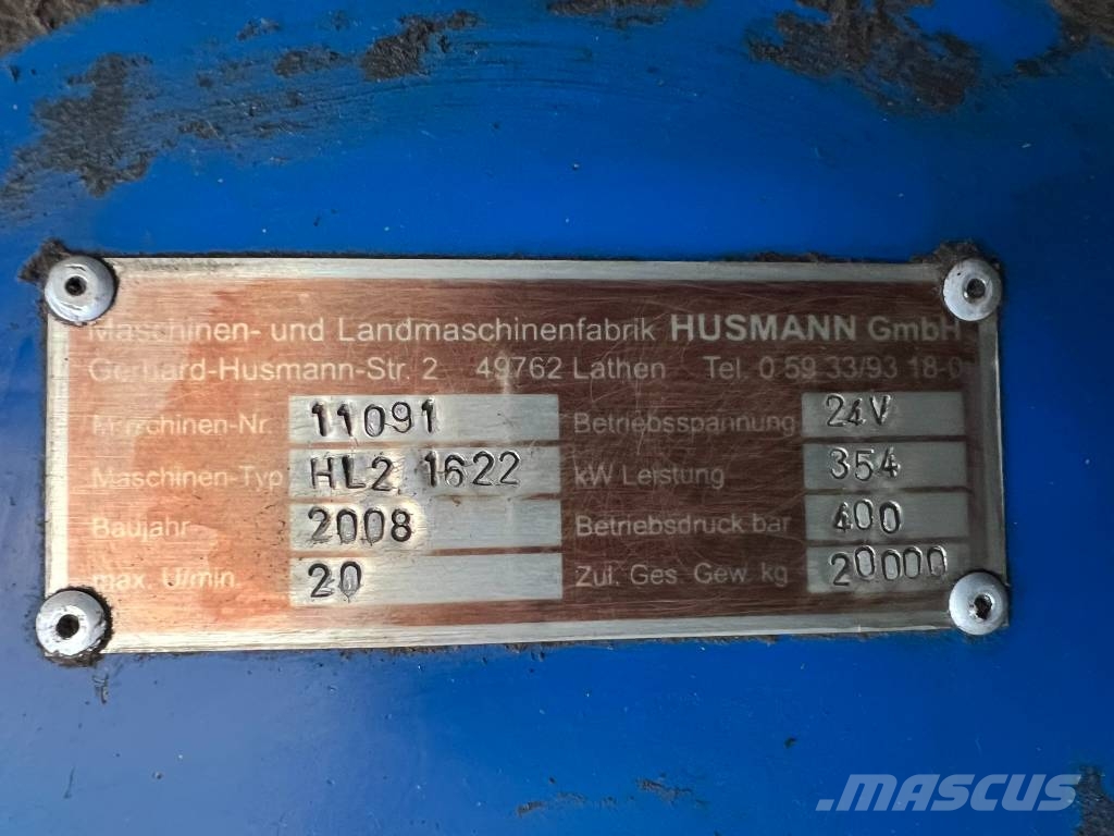 Husmann HL2 1622 Mašine za uništavanje otpada