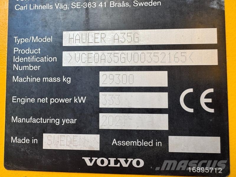 Volvo A 35 G Terrængående lastbiler