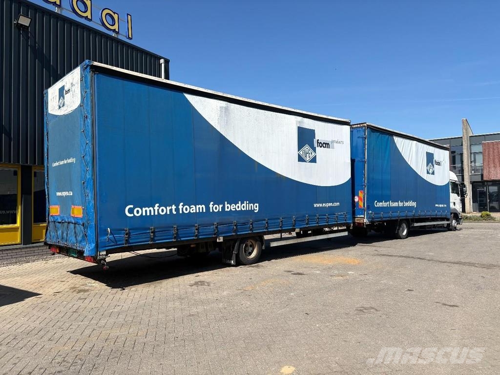H&W aanhanger Remolques de caja de lona