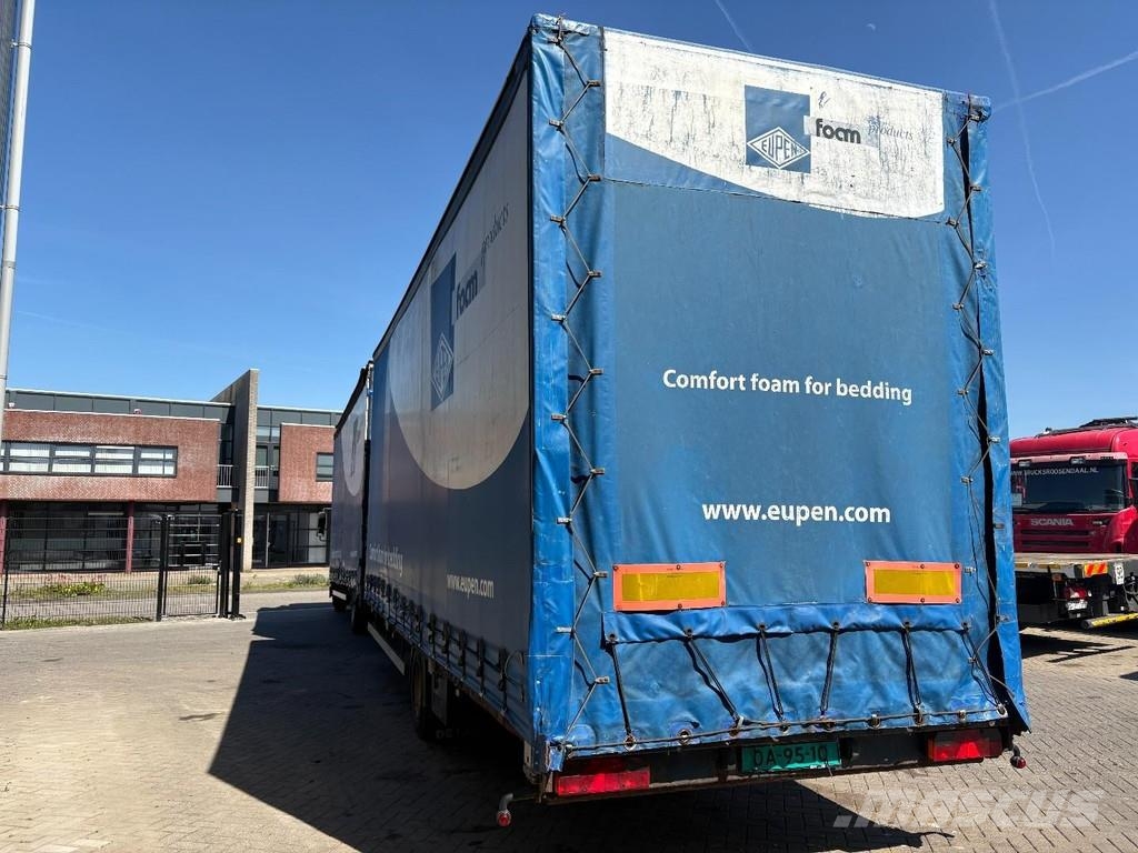 H&W aanhanger Remolques de caja de lona