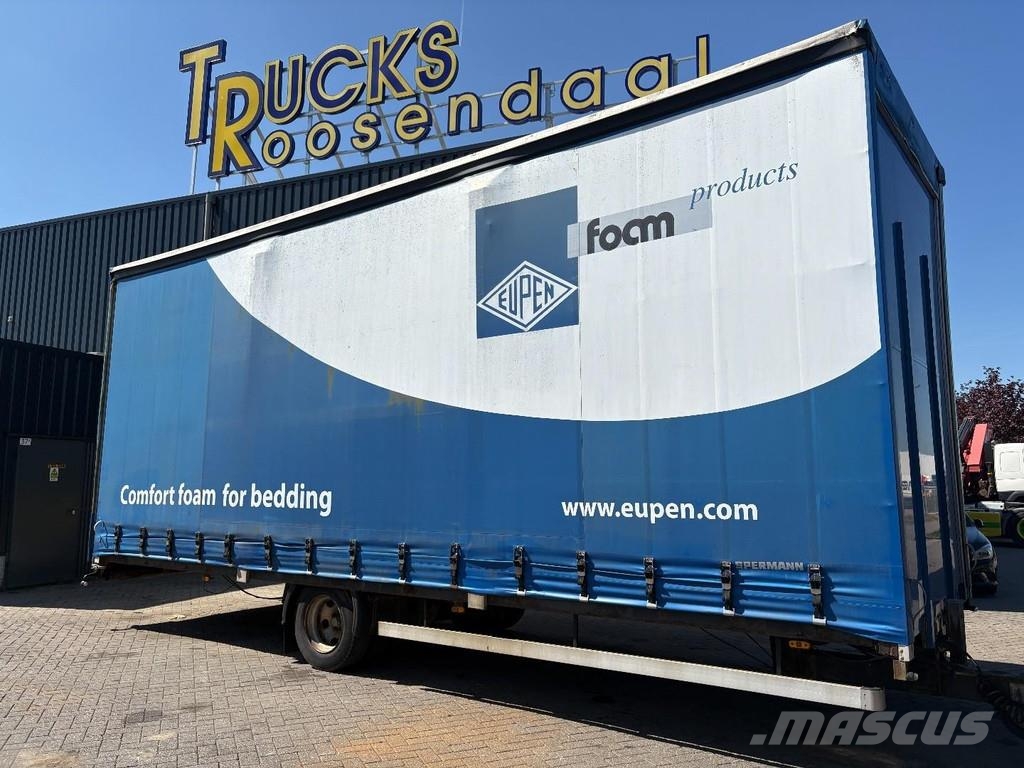 H&W aanhanger Remolques de caja de lona