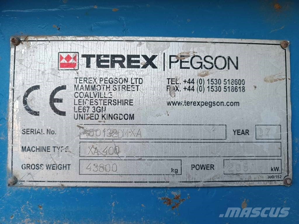 Terex Pegson XA 400 Knusere - anlæg