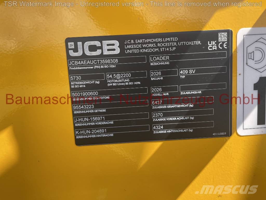 JCB 409 Demo Hjullastare