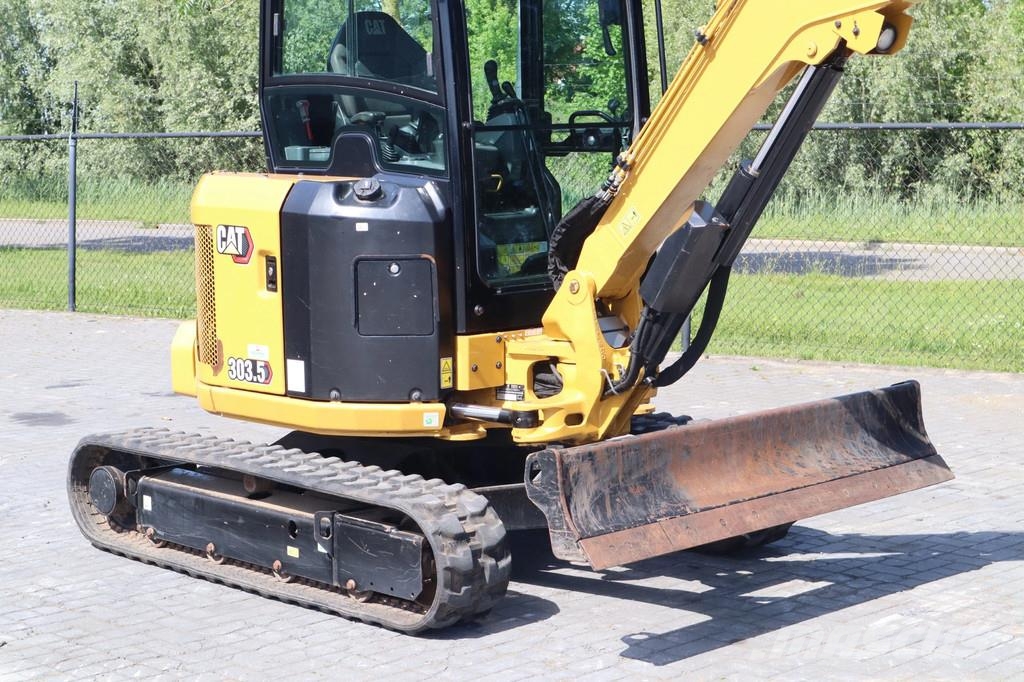 CAT 303.5 CR | 3X BUCKET | HAMMER & SHEAR | AIRCO Minigraafmachines < 7t