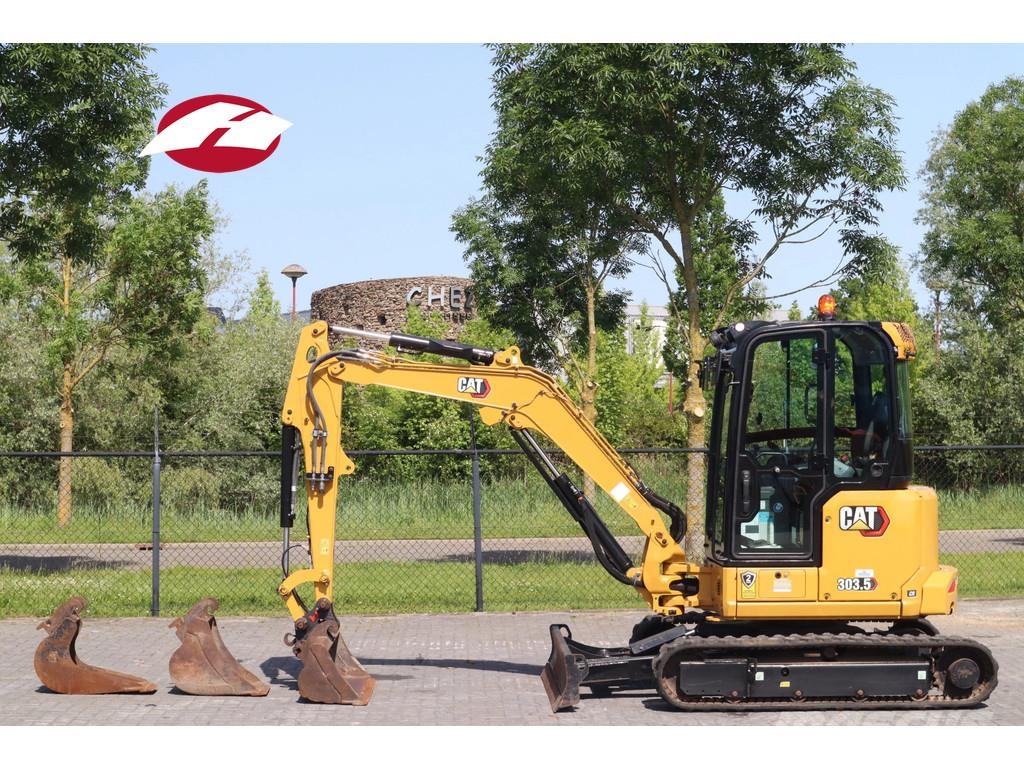 CAT 303.5 CR | 3X BUCKET | HAMMER & SHEAR | AIRCO Minigraafmachines < 7t