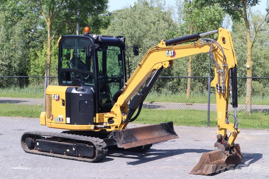 CAT 303.5 CR | 3X BUCKET | HAMMER & SHEAR | AIRCO Minigraafmachines < 7t