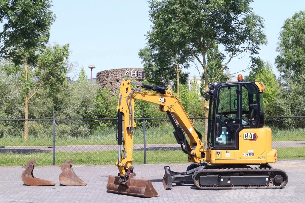 CAT 303.5 CR | 3X BUCKET | HAMMER & SHEAR | AIRCO Minigraafmachines < 7t