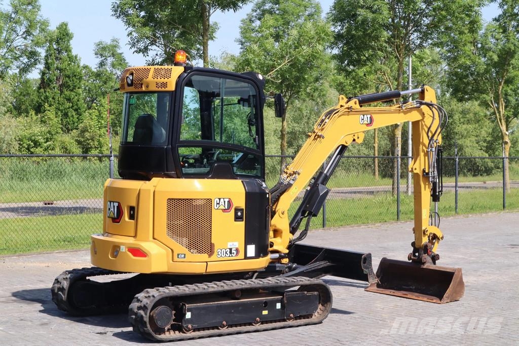 CAT 303.5 CR | 3X BUCKET | HAMMER & SHEAR | AIRCO Minigraafmachines < 7t