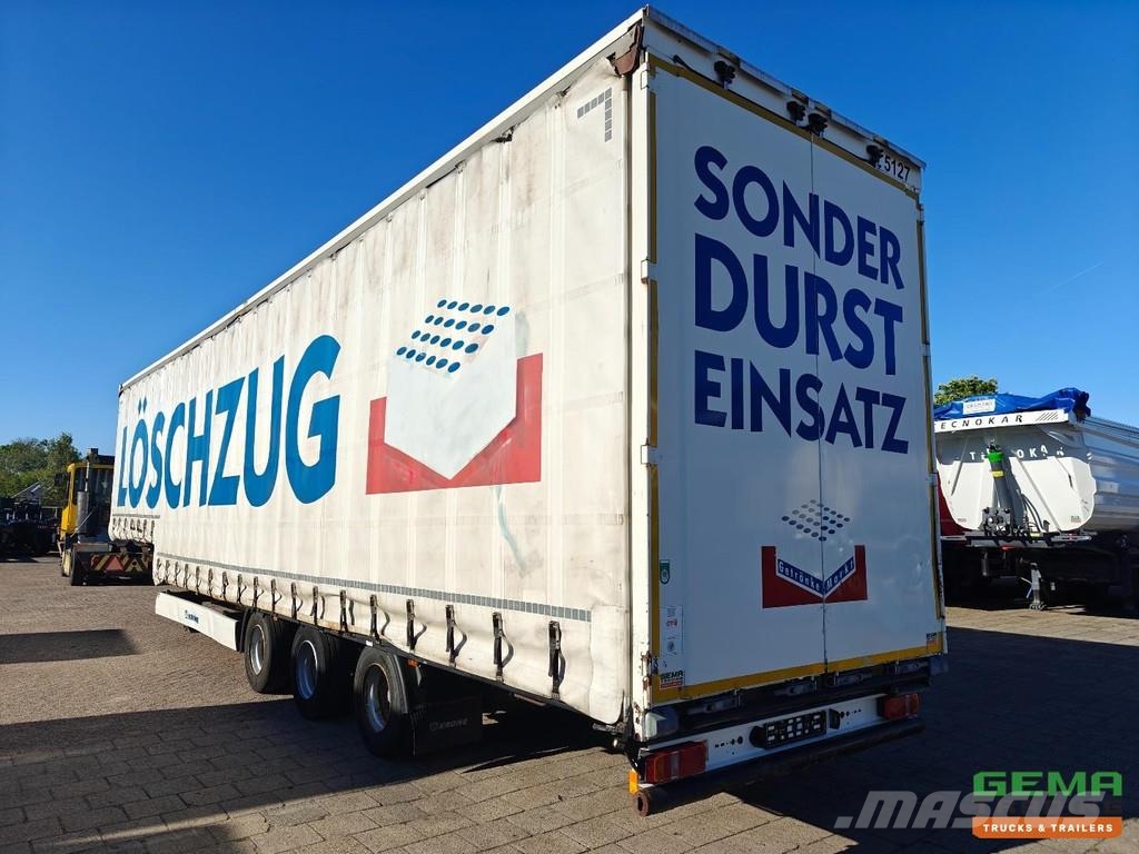 Krone SD Curtain-sided Semi-Low Loader - Pop-up Roof - 3 Zemie treileri