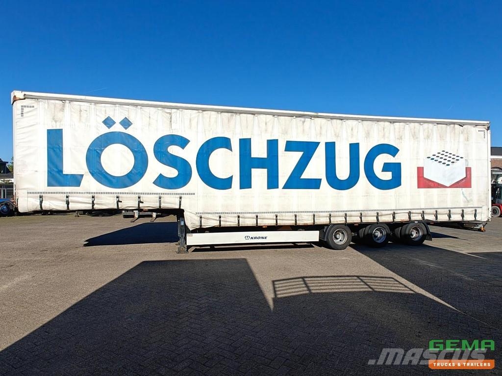 Krone SD Curtain-sided Semi-Low Loader - Pop-up Roof - 3 Semi remorque surbaissée