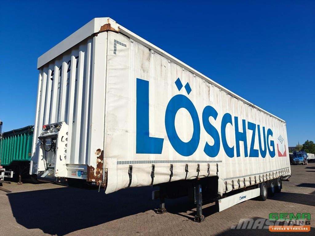 Krone SD Curtain-sided Semi-Low Loader - Pop-up Roof - 3 Semi remorque surbaissée