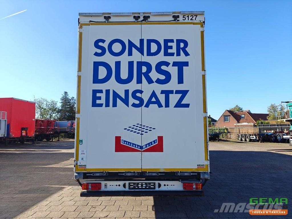 Krone SD Curtain-sided Semi-Low Loader - Pop-up Roof - 3 Semi remorque surbaissée