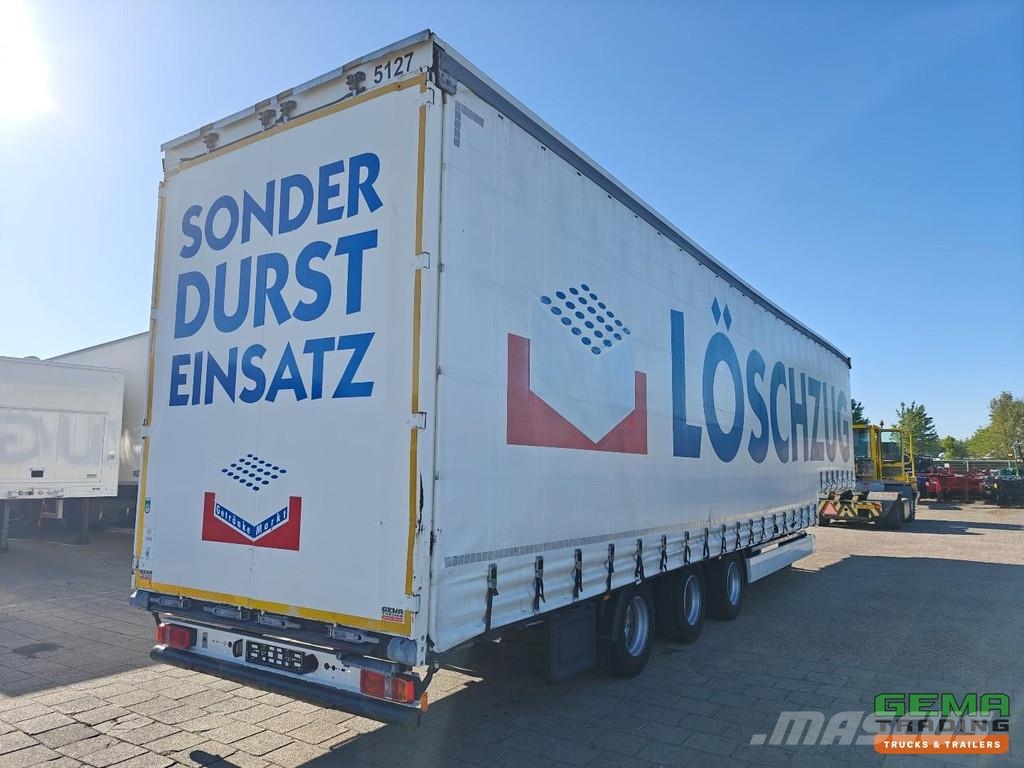 Krone SD Curtain-sided Semi-Low Loader - Pop-up Roof - 3 Semi remorque surbaissée