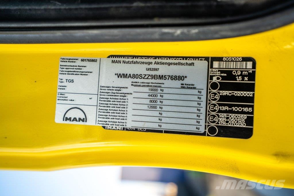 MAN TGS 18.440 BLS 4x4 (+cardan)+STETTER 10M3 Domíchávače betonu