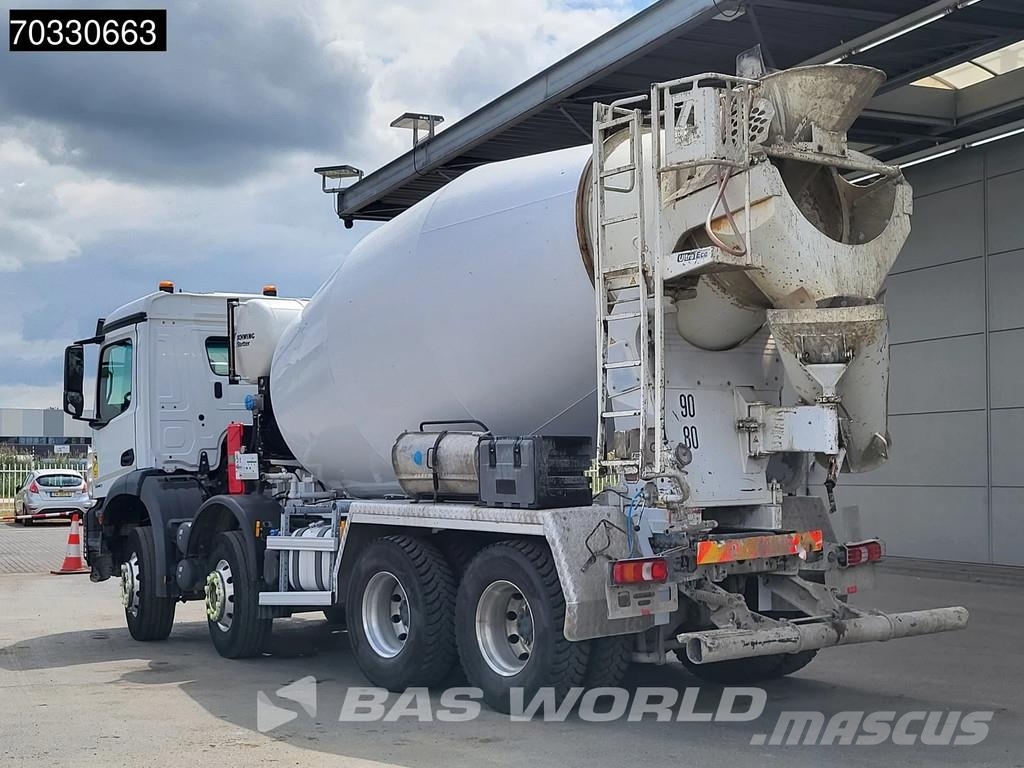 Mercedes-Benz Arocs 3240 8X4 9m3 Schwing Stetter mixer Steel sus Betongbiler