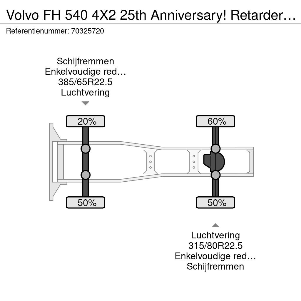 Volvo FH 540 4X2 25th Anniversary! Retarder Full-Air Hyd Ciągniki siodłowe