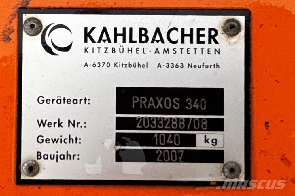 Schmidt /KALBACHER Seitenschneepflug SS 280/Winterdienst Láminas y cuñas quitanieves