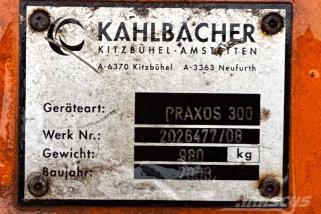 Schmidt /KALBACHER Seitenschneepflug SS 280/Winterdienst Láminas y cuñas quitanieves